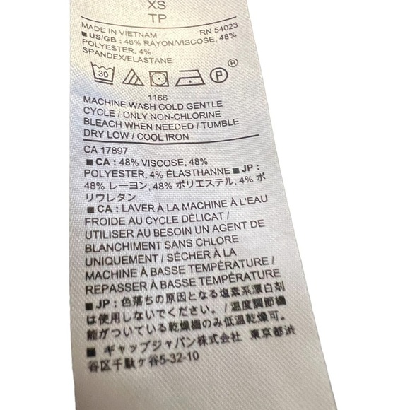 Banana Republic Factory Black Striped Shirt XS - Picture 5 of 6